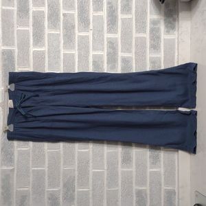 St. John's Bay Linen Blend Women's/Men's Blue Lounge Pants Joggers Size XS